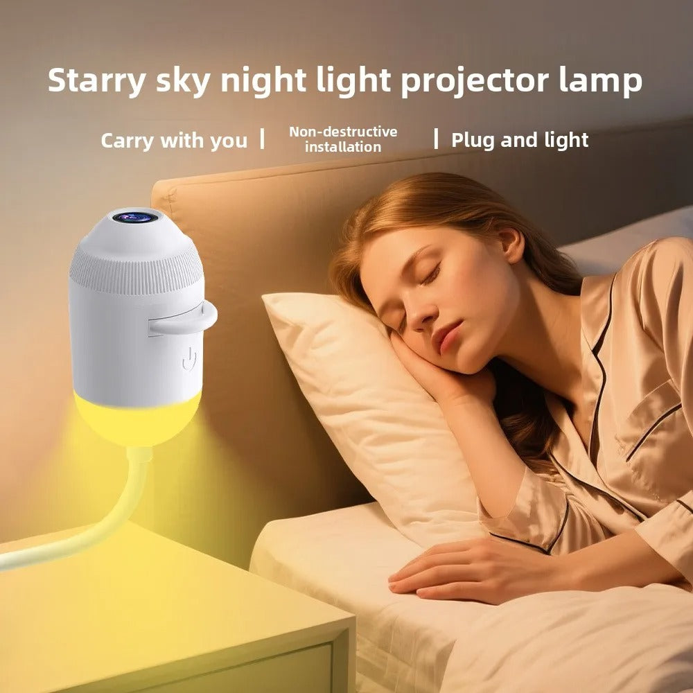 Cross-border Explosion USB Starry Sky Projection Light Car Interior Home Bedroom Night Light Romantic Galaxy Atmosphere Light